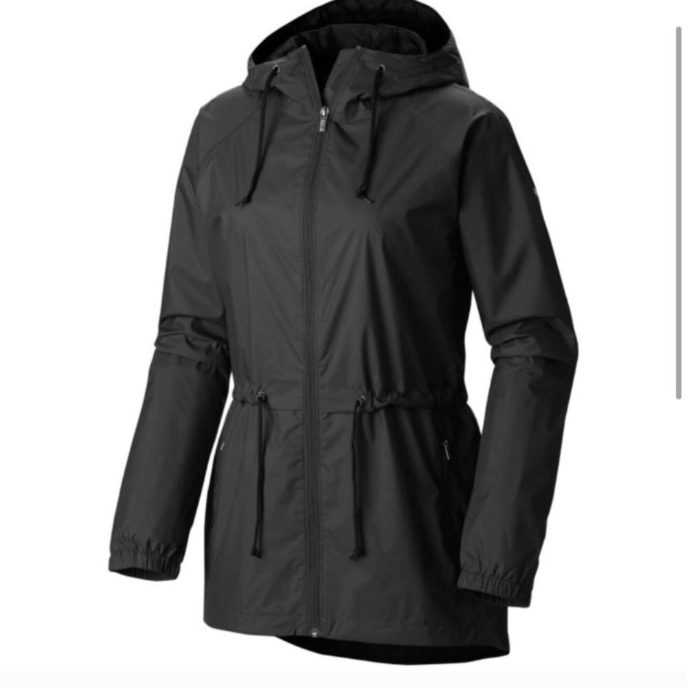 Columbia Arcadia Rain Jacket XL Black
